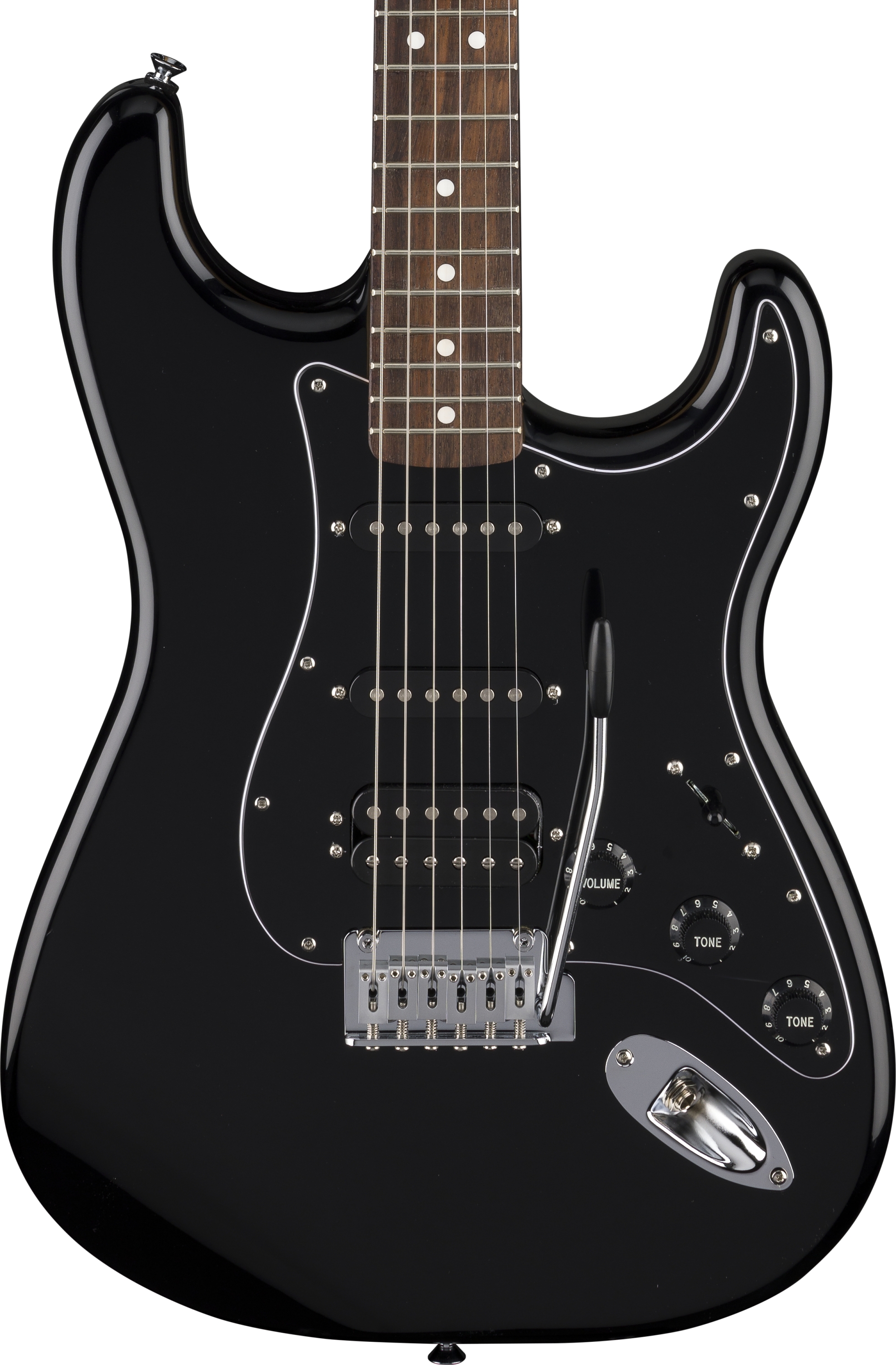 Fender Stratocaster ブラック Fender Standard Series Stratocaster HSS in Black - Andertons Music Co.